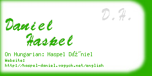 daniel haspel business card